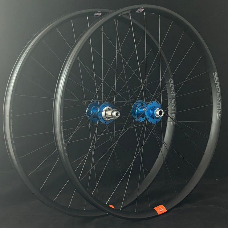 Serpentine Wheelset, 29", White Industries CLD+, Blue Hubs, MADE Display