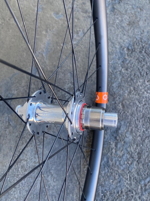Display Wheelset! Serpentine Carbon X Wheelset, 29", Polishd Silver White Industries CLD+ hubs