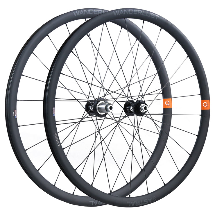 Wanderlust Gen 3 Wheelset, 700c, White Industries CLD hubs