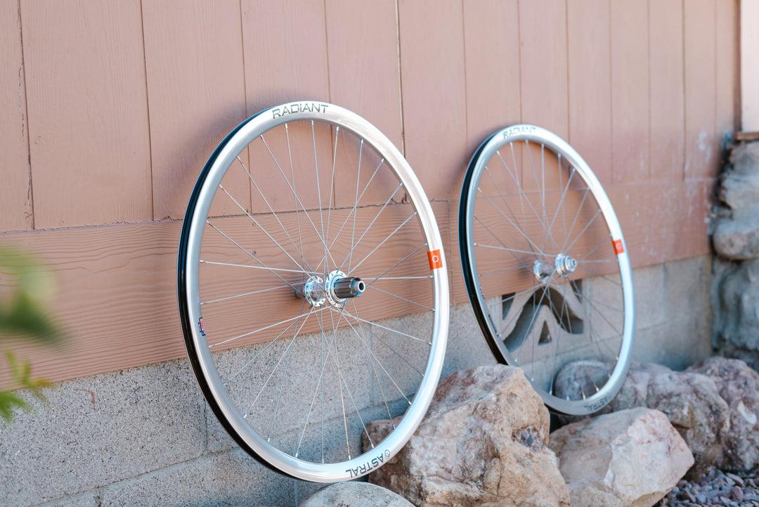 LTD Polished Silver Radiant Disc Wheelset, White Industries CLD