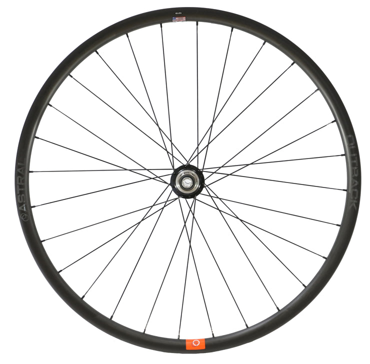 Outback Carbon Wheelset, E-Bike, 700c, White Industries CLD hubs